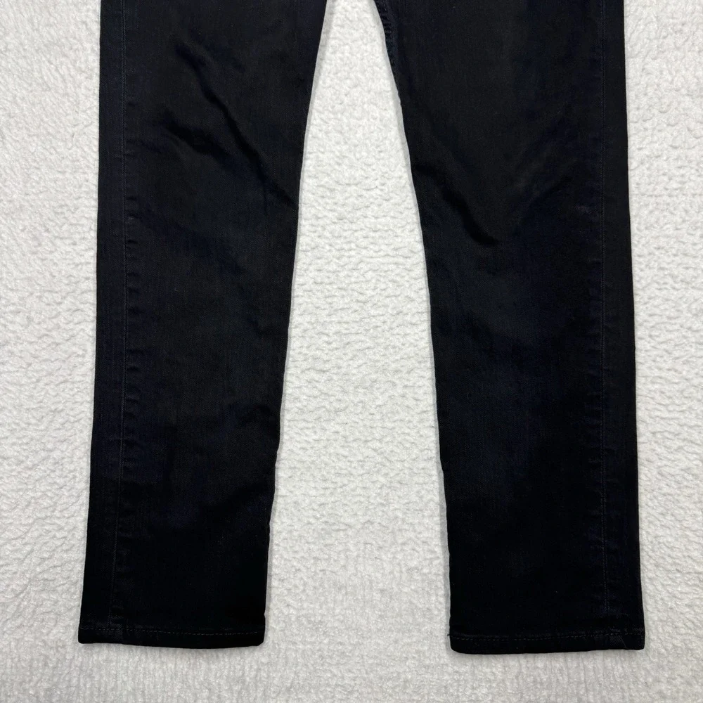 Levi's 511 Jeans Black Denim Slim Fit Straight Leg Stretch 5-Pocket Men's 32x30